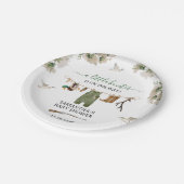 アヒル狩りベビーシャワー ペーパープレート (アングル)