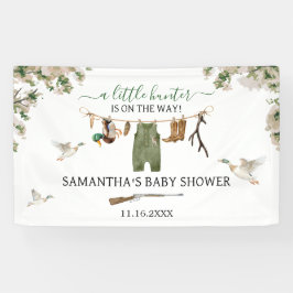 アヒル狩りベビーシャワー 横断幕