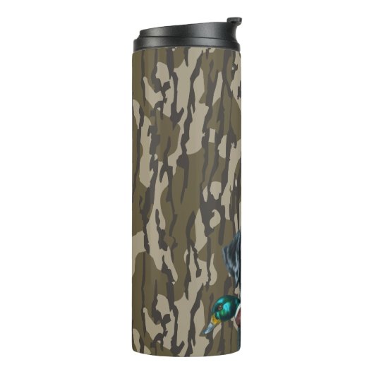 アヒル狩りラブラドールレトリエバーボットムランド迷彩柄 タンブラー (回転左)