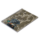 アヒル狩りラブラドールレトリエバーボットムランド迷彩柄 ノートブック (左側)