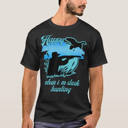 アヒル狩りレトリーバーラブラダー Tシャツ (正面)
