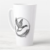 アヒル狩り カフェラテマグ (左アングル)