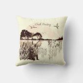 アヒル狩り クッション (裏面)