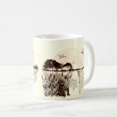 アヒル狩り コーヒーマグカップ (正面右)