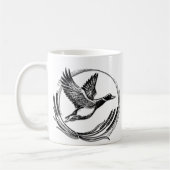 アヒル狩り コーヒーマグカップ (左)