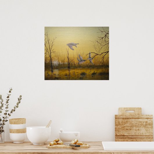 アヒル狩り ポスター (キッチン)