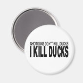 アヒル狩り マグネット (正面/裏面)