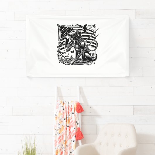 アヒル狩り 横断幕 (インサイチュ)