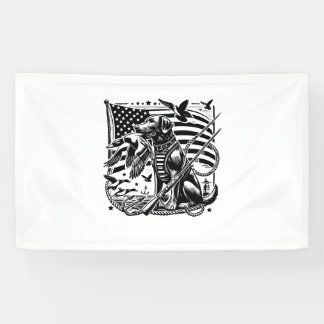 アヒル狩り 横断幕