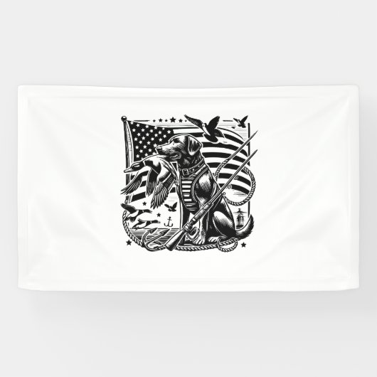 アヒル狩り 横断幕 (横)