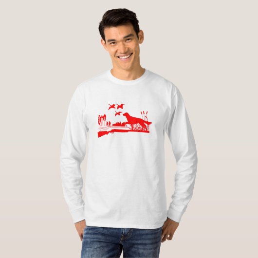 アヒル狩り Tシャツ (正面フル)
