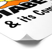 アヒル糖尿病とその合併症 ポスター (角)