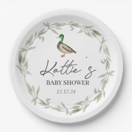 アヒル紙プレート、マラードプレート。 ペーパープレート