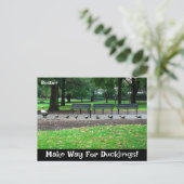 アヒル葉書のメイクウェイ ポストカード (スタンド正面)