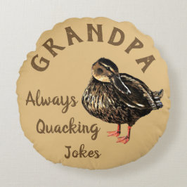 アヒル装飾用クッション ラウンドクッション