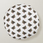 アヒル装飾用クッション ラウンドクッション (裏面)