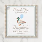 アヒル誕生日 フェイバータグ (正面)