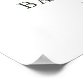 アヒル赤ちゃんシャワー歓迎サイン ポスター (角)