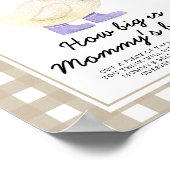 アヒル赤ちゃんシャワー – どのように大きいママの腹ゲーム ポスター (角)