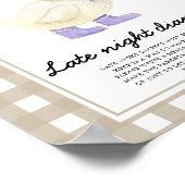 アヒル赤ちゃんシャワー – 深夜おむつゲーム ポスター (角)