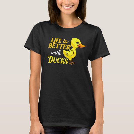 アヒル農家鳥類 Tシャツ (正面)