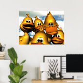 アヒル集めのポスター ポスター (ホームオフィス)