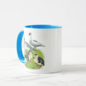 アヒル青いオタク科 マグカップ (正面左)