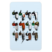 アヒル12 マグネット (縦)