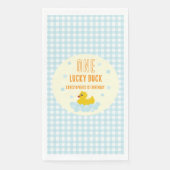 アヒル1th誕生日ナプキンス (正面)