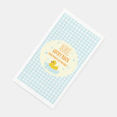 アヒル1th誕生日ナプキンス (コーナー)