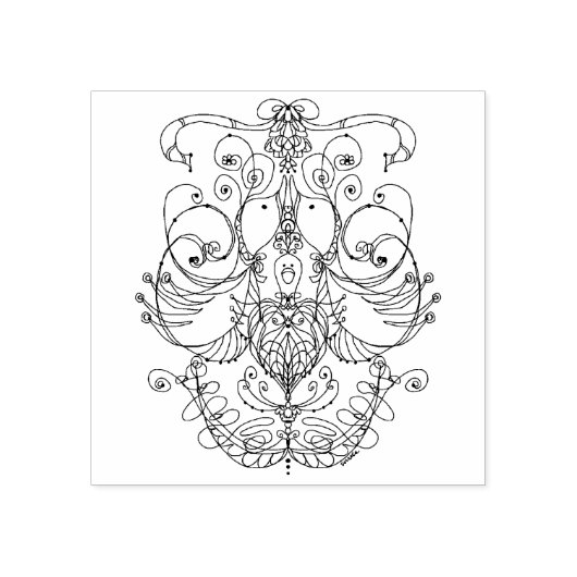 アヒル3 ラバースタンプ (インプリント)