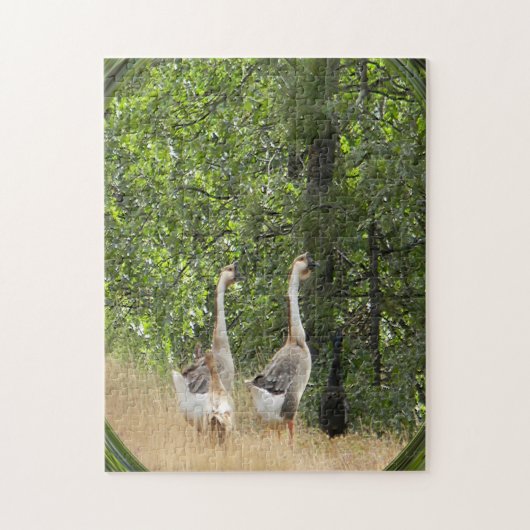 アヒル、アヒル、ガチョウ… ジグソーパズル (縦)