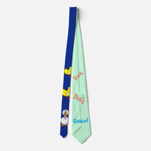 アヒル、アヒル、ガチョウ ネクタイ (裏面)