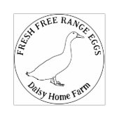 アヒル・エッグシンプル事業 ラバースタンプ (インプリント)