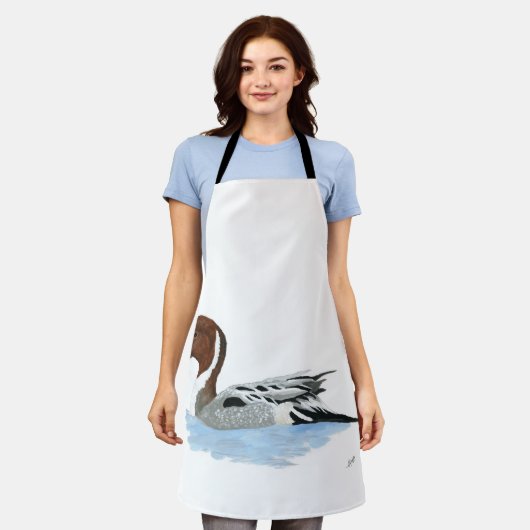 アヒル エプロン (着用した状態)