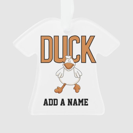 アヒル オーナメント (正面)