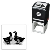 アヒル:カイウガペア セルフインキングスタンプ (インサイチュ)