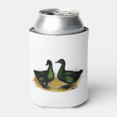 アヒル：カイウガペア 缶クーラー (缶正面)
