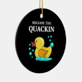 アヒル – カキンを解放 セラミックオーナメント (右)