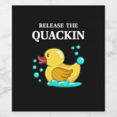 アヒル – カキンを解放 ワインラベル (シングルラベル)