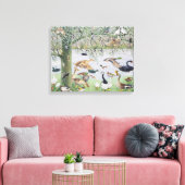 アヒル キャンバスプリント (インサイチュ (リビング))