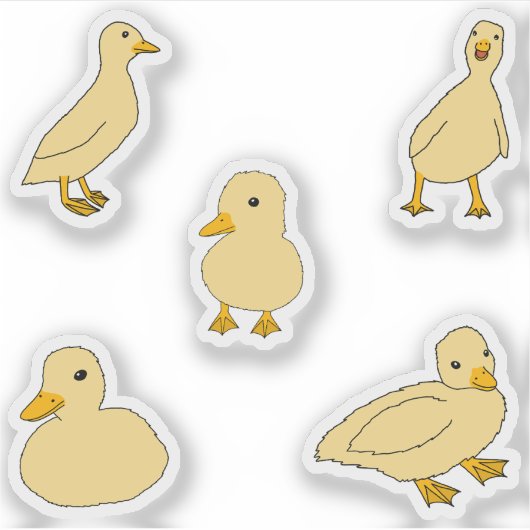 アヒル シール (正面)