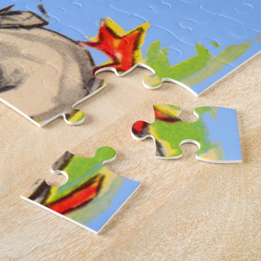 アヒル ジグソーパズル (側面)