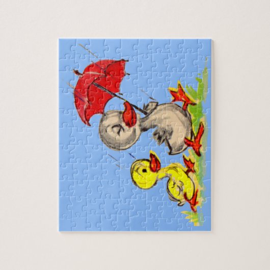 アヒル ジグソーパズル (縦)