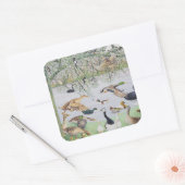 アヒル スクエアシール (封筒)