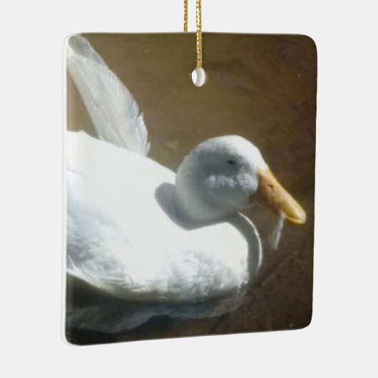 アヒル セラミックオーナメント (右)