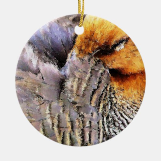 アヒル セラミックオーナメント (正面)