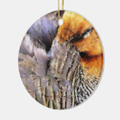 アヒル セラミックオーナメント (左)