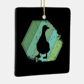 アヒル セラミックオーナメント (右)