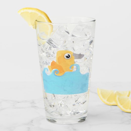 アヒル タンブラーグラス (アイス正面)